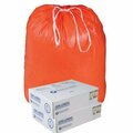 Inteplast Ibs IBS 37x42.5 1.5mil Orange 44 gal Draw Tape Liner Highway Litter, 5PK DTL3742G